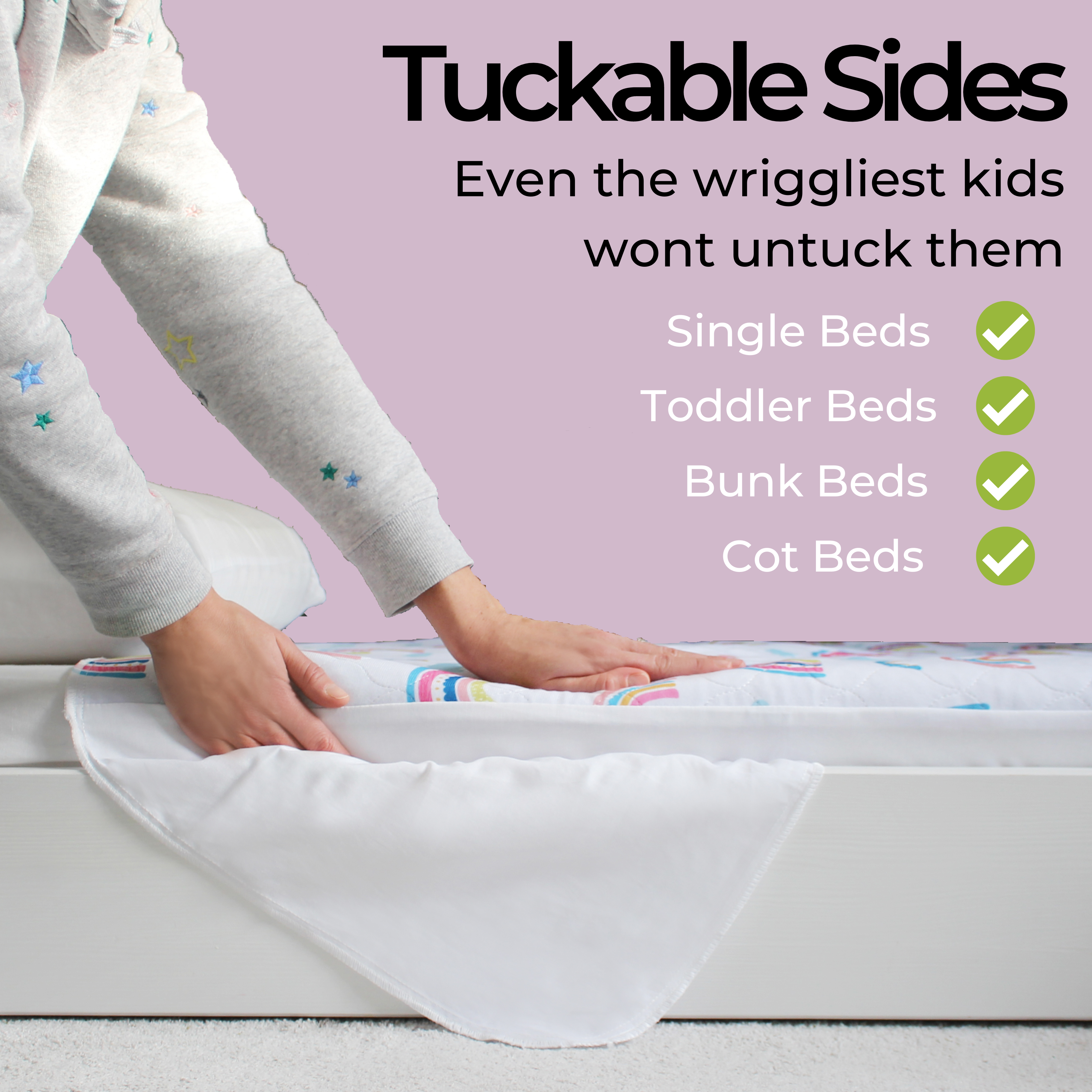Waterproof bed top sheets for toddlers