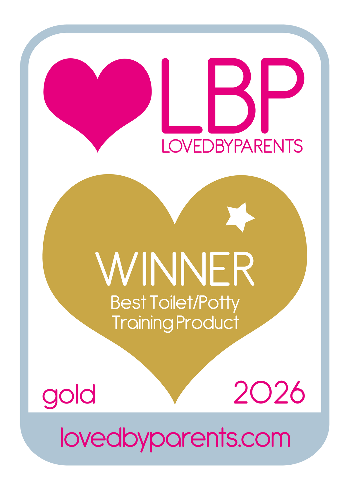 Best Potty Training Product Award - Gold